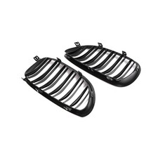 Frontgrill K�hlergrill Schwarz gl�nzend Doppelsteg f�r BMW 5er E60 E61 2004-09