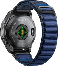 Alpine Loop Nylon Watch Band Compatible with Garmin Fenix 5X / 6X / 7X / 8 51Mm,