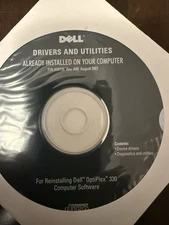 Dell Drivers and Utilities CD for OptiPlex 330 Computer Software