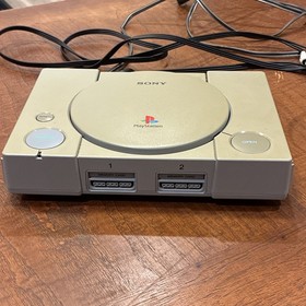 Sony PlayStation 1 PS1 Home Console Gray SCPH-7501 NTSC-U/C Memory Slot