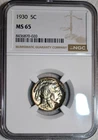 NGC MS-65 1930-P Buffalo Nickel, Cartwheeling, Beautiful Gem!