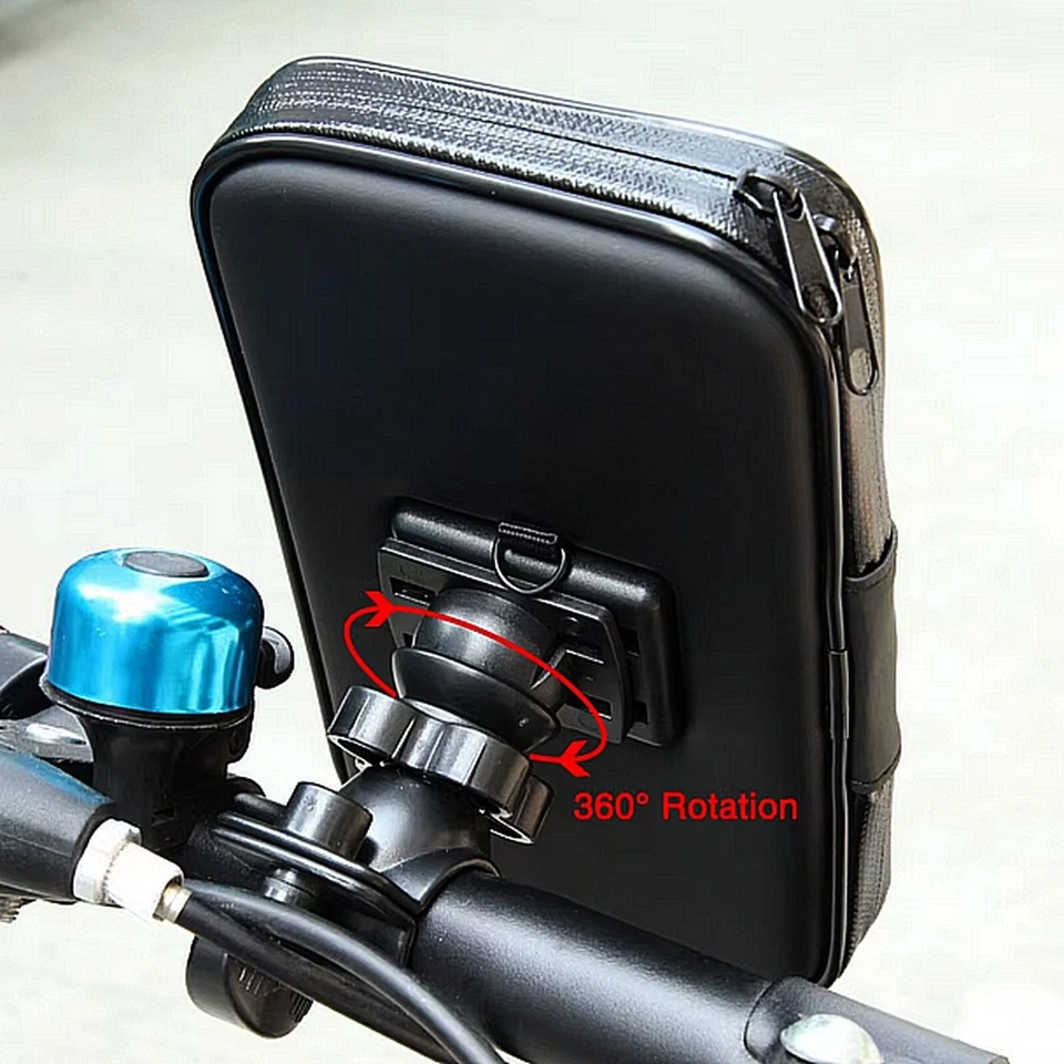 Universal Handy Halterung Fahrrad Motorrad 360° drehbar Smartphone Halter Bike - Bild 4 von 4