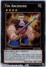 HA07-EN060 Tin Archduke Secret Rare 1st Edition Mint YuGiOh Card