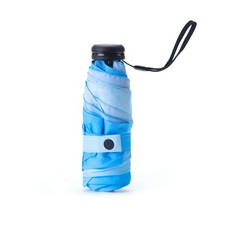 Mini Travel Umbrella with 99 UV Protection, Gradient Blue