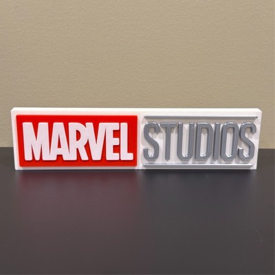 Marvel Studios 3D Printed Decor Display Sign Movie Superhero Art