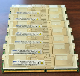 4GB (8 x 512MB) Samsung M395T6553CZ4 CE61 0735 DDR2 PC2 5300F Server RAM