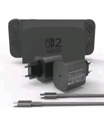 NEU NETZTEIL für  NINTENDO SWITCH 2  LADEGERÄT Charger AC Adapter Ladekabel V2