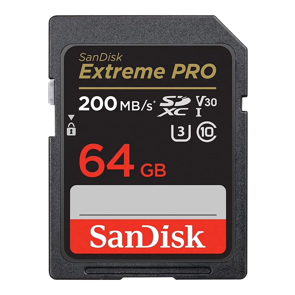 SanDisk 64GB Extreme Pro 170 MBs UHS-I SDXC Memory Card 2 Pack ELITE - Image 2 of 4