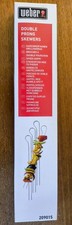Weber Dual-pronged Grilling Skewers 8-pc Set Steel 209015 New In Box