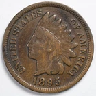 1895 Indian Head Penny Cent Very Fine+ (VF+)