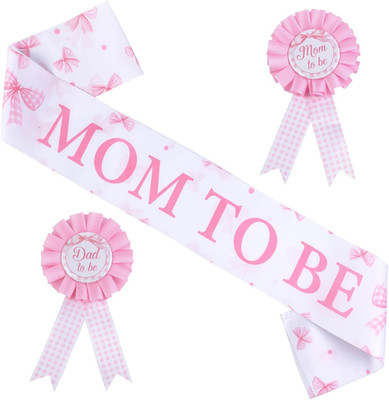 Bow Baby Shower Decorations for Girl Bow Tie Baby Shower Favors Mom to Be Pin Sa