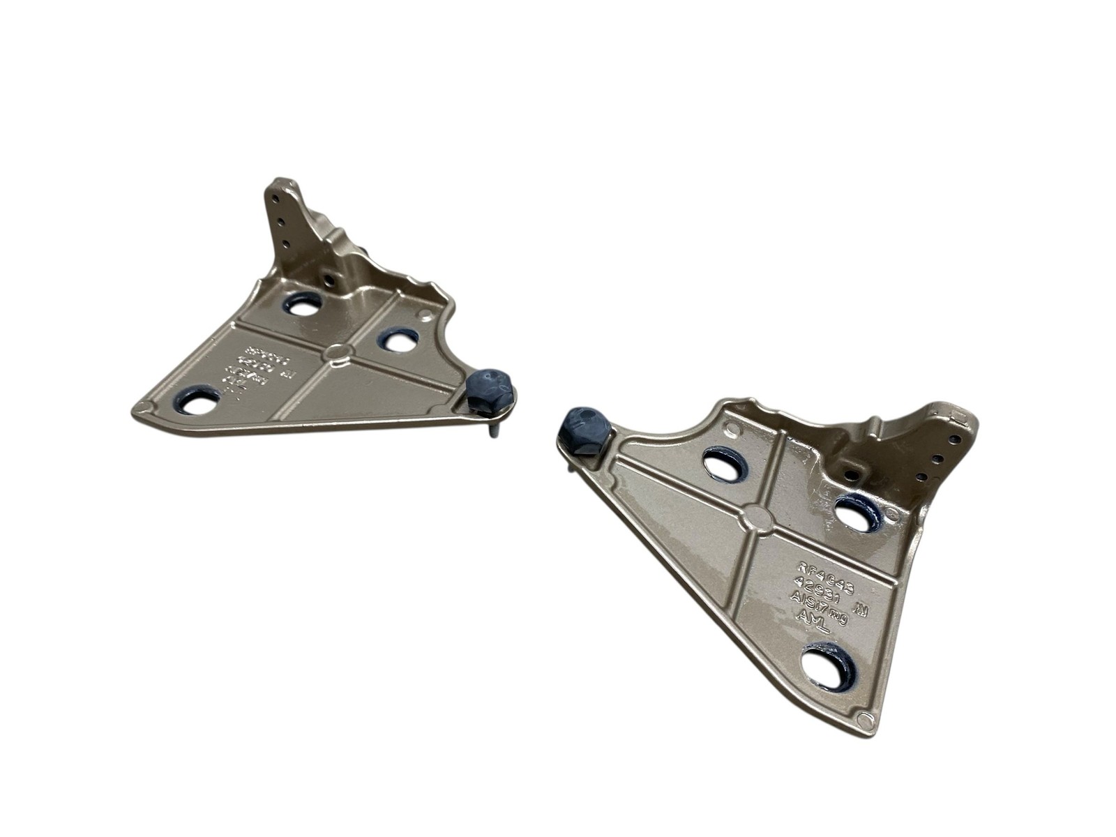 2013-2016 Aston Martin DB9 Oem Left & Right Rear Tonneau Cover Hinge Bracket Set