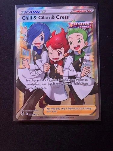 Pokémon TCG, Chili & Cilan & Cress 258/264 - Fusion Strike