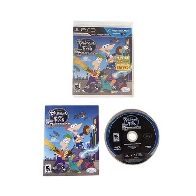 Phineas and Ferb Across the 2nd Dimension PS3 Sony PlayStation Game  CIB