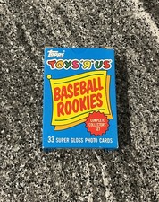 1987 Topps Toys R Us VTG Baseball 33 Card Rookies Set Bonds, Canseco, Bo Jackson