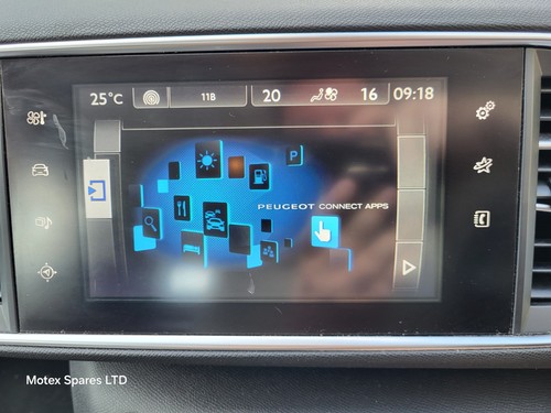 Peugeot 308 MK2 Multimedia Stereo Display Screen 2013-2017 9811486280 Scratched - Picture 12 of 13