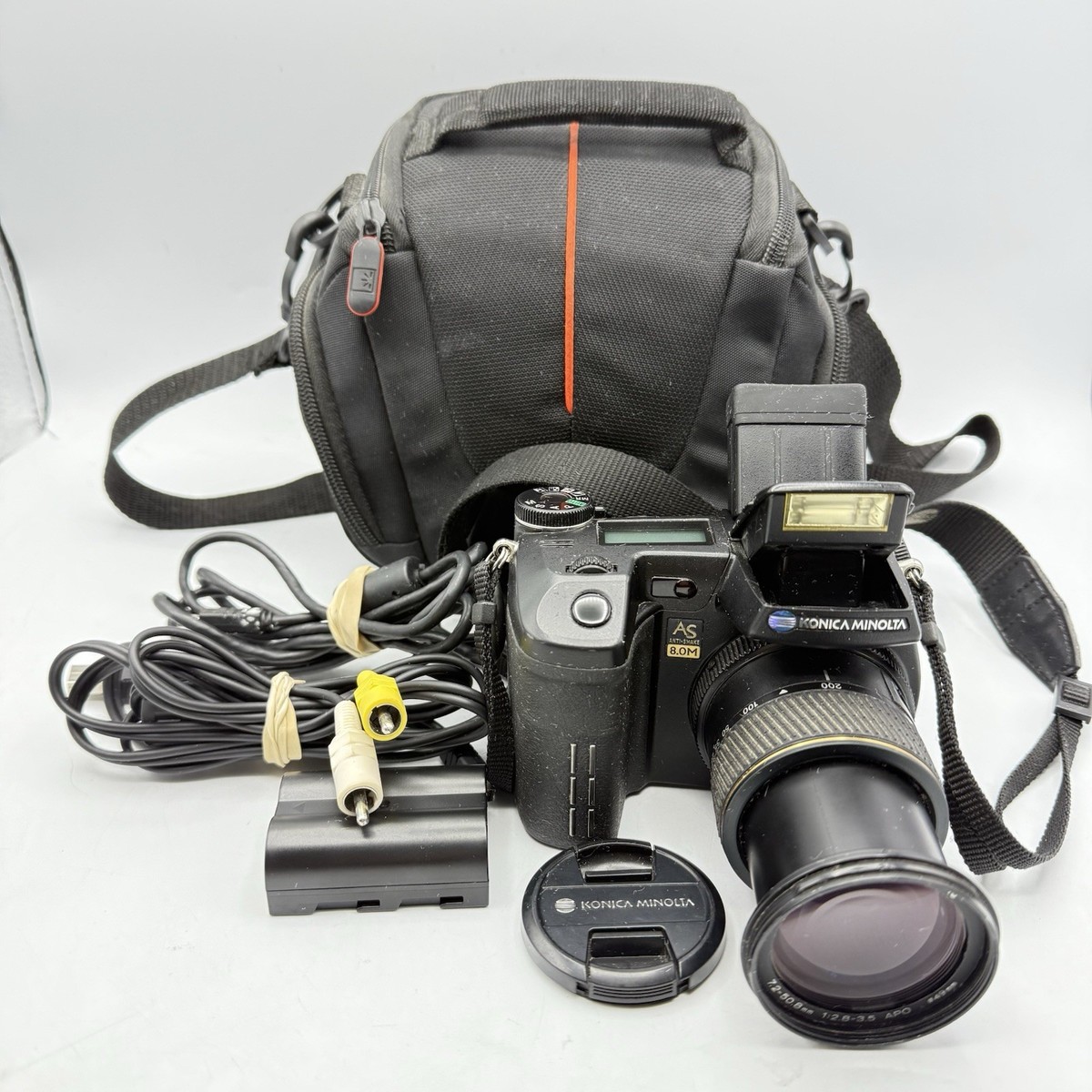 【まとめ売り①】MINOLTA、Konicaなどオールドレンズ24点 Vintage Konica Minolta DiMAGE A2 8MP Digital Camera Bundle Tested