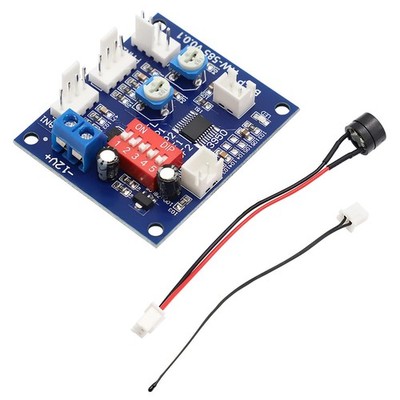 Lüftersteuerung Modul PWM DC 12V 4 Draht Temperaturregler PC Auto 1 Stück