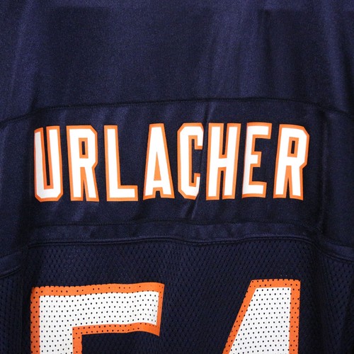 Brian Urlacher Jersey Men's Medium Navy Blue Reebok NFL Chicago Bears #54 - Picture 11 of 22