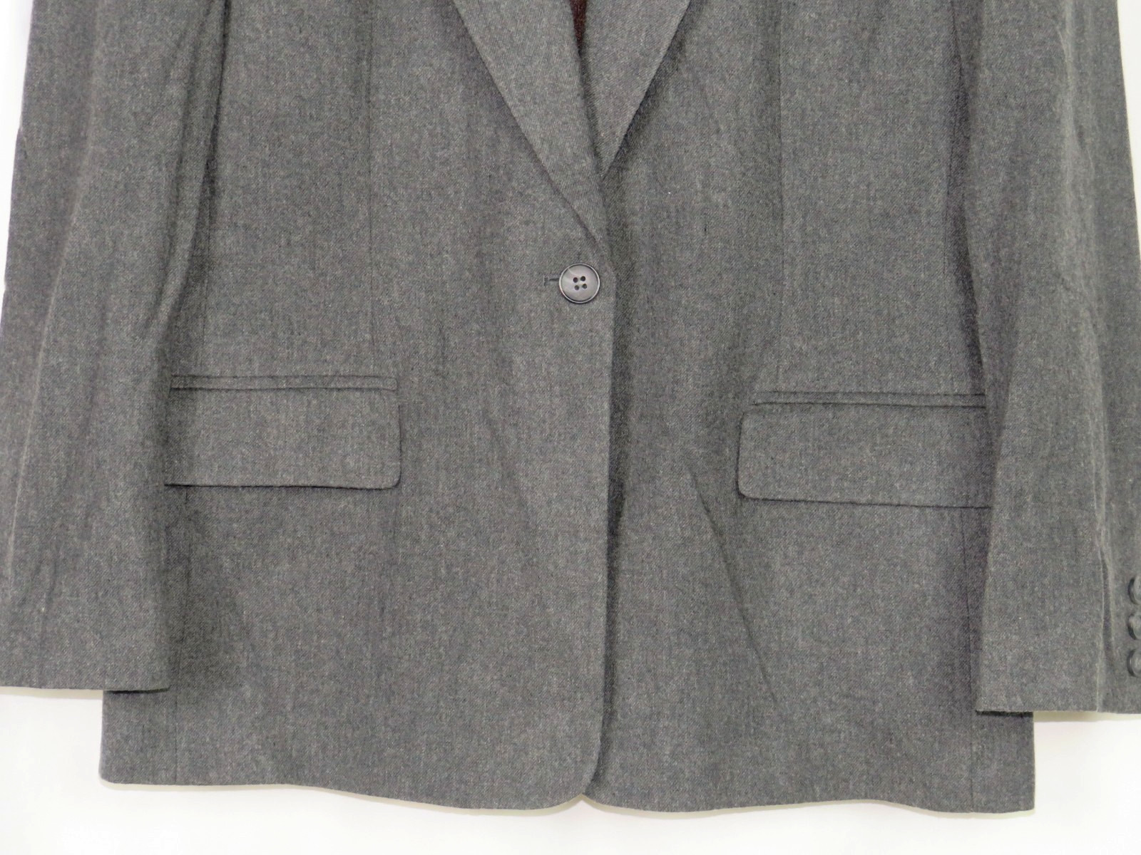 PENDLETON 100% Virgin Wool Gray 1 Button Office B… - image 3