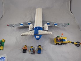 Lego Passenger Plane Airplane 3181  1/2 Instructions Minifigures City Collection