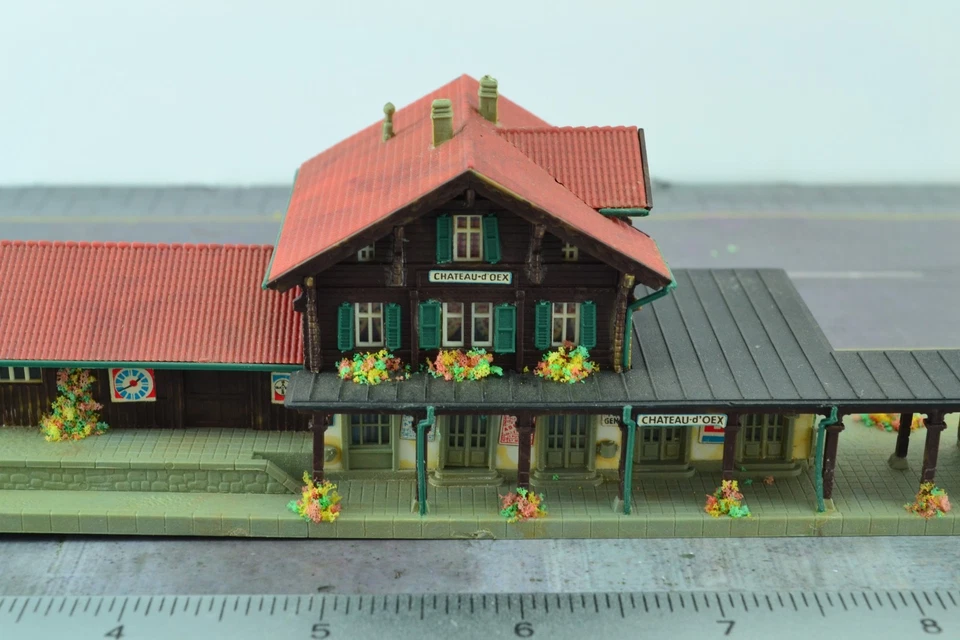 Kibri Alpine Train Station Building Built Up Kit Z Scale 1:220 (Z6300) - Image 4 of 4