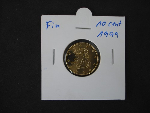 Finnland  4 Set 1-2-5-10 cent Bankfrisch aus 1999 im Münzrahmen - Bild 6 von 6