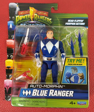 Playmates Mighty Morphin Power Rangers Re-Ignition Auto-Morphin Blue RANGER