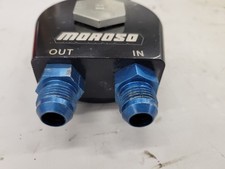 Moroso Remote Oilfilter Adapter 23682 With Billet Oil Filter Adapter