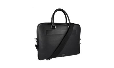 PRADA Bueffelleder Briefcase Aktentasche - 2VE368 - Schwarz - NEU