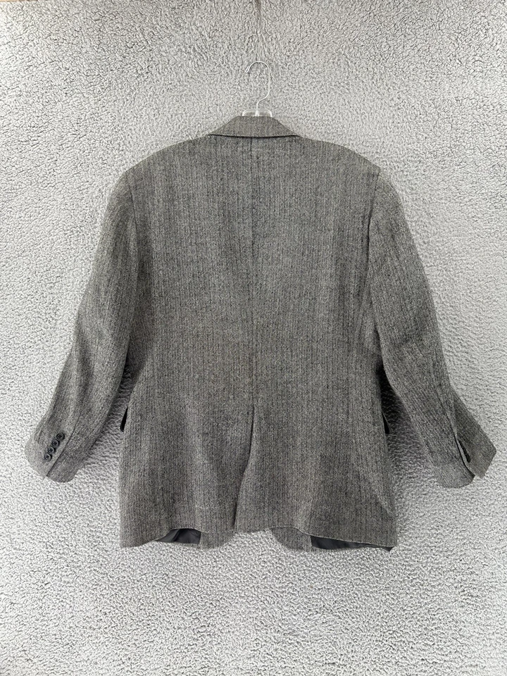 Blazer Jos A Bank Harris Tweed 2 Botones Deporte Invierno Abrigo Chaqueta Para Hombre 40R Foto 2 de 4