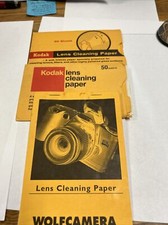 Kodak Lens Cleaning Paper 3partial Packs Not Being Made Any More