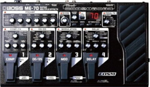 Boss ME-70 Pedale Multieffetto Chitarra COSM Amp Modeling Loop Pedale Espressione - Foto 1 di 1