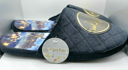 Harry Potter Wizarding World Castle Size L/XL Bioworld Slip On. Unisex Slippers - Picture 3 of 5