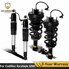 Fits 15-20 Cadillac Escalade Front&Rear Loaded Car Shock Struts Magnetic Assy