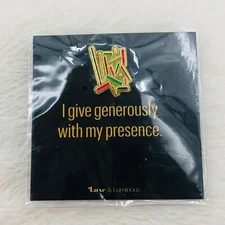 Luxe & Luminous Enamel Logo Lapel Pin