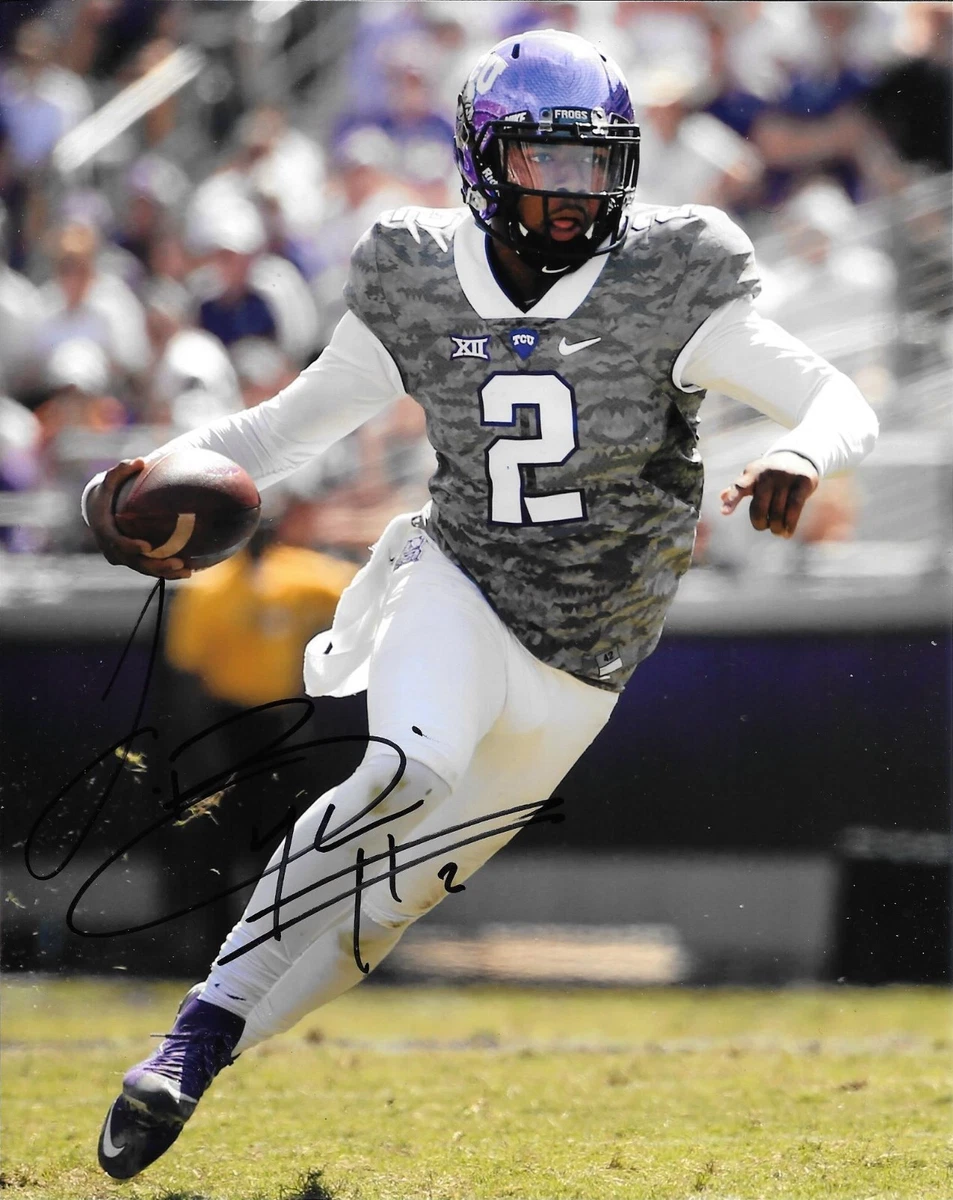 TREVONE BOYKIN HAND SIGNED TEXAS CHRISTIAN TCU HORNED FROGS 8X10 ...