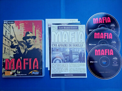 Jeu Mafia PC CD-ROM Version Française Complet Avec Manuel Et Carte - Illusion Softworks