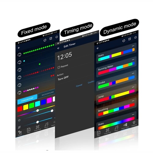 WS2812B WS2811 LED Strip RF Bluetooth-compatible Music Controller 28key Remote - Picture 6 of 14