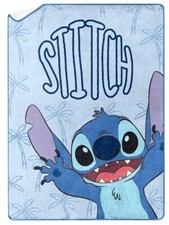 Lilo Stitch "Hi Stitch" Kids 46" x 60" Sherpa Throw Blanket-W130573727907