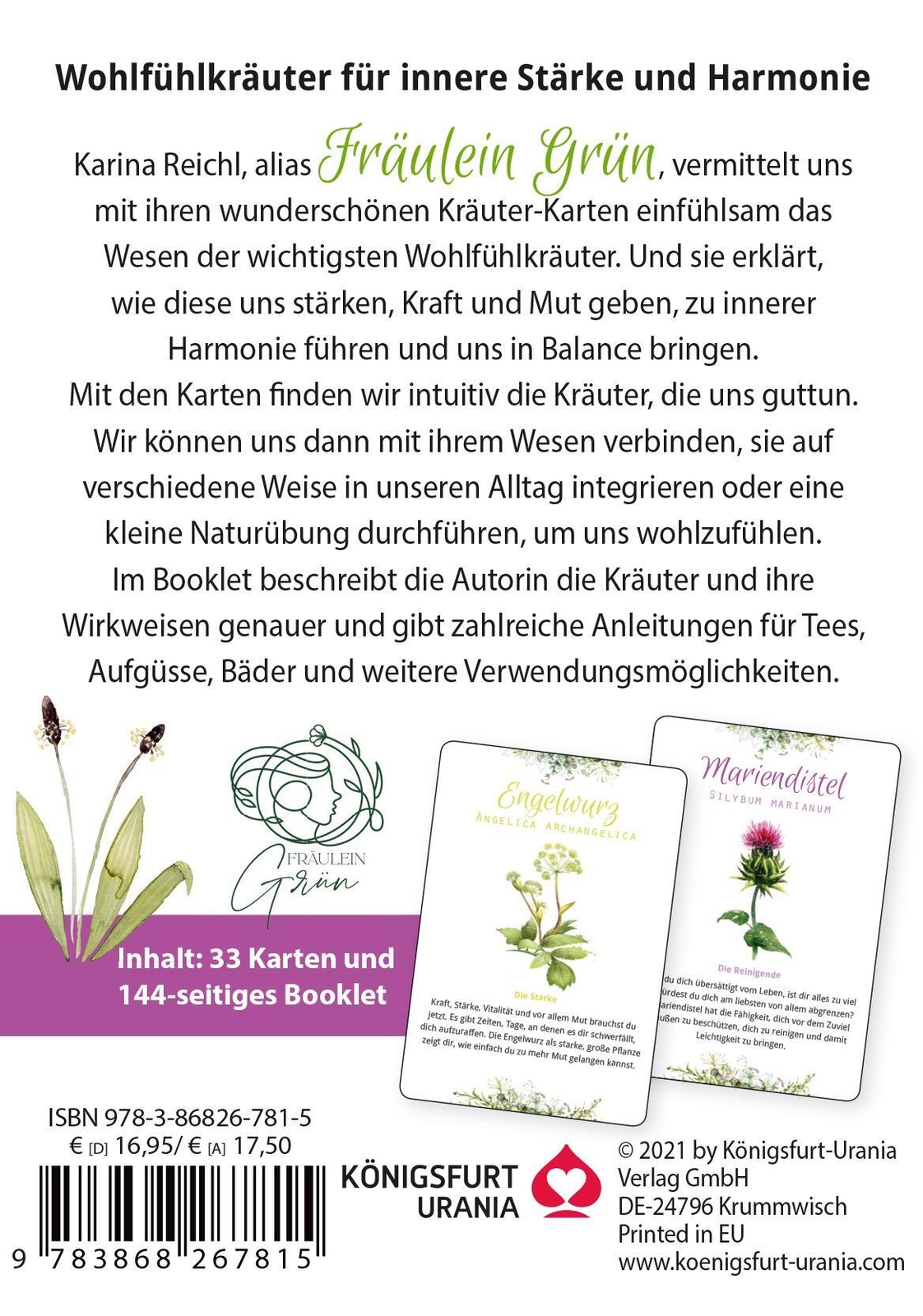 Thumbnail - Fräulein Grüns Wohlfühlkräuter-karten | 33 Karten Für Innere Stärke