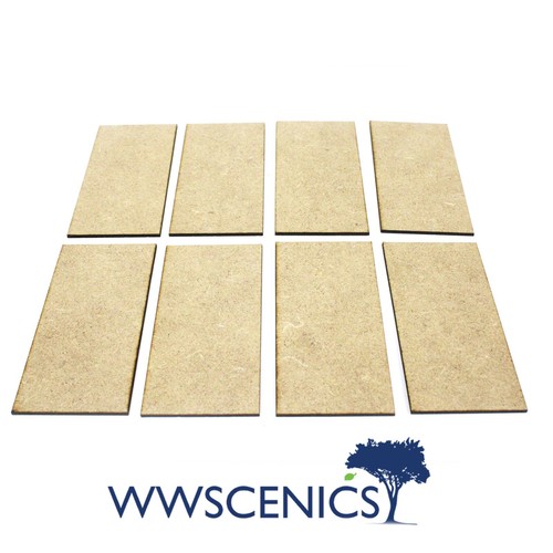 2mm Wargaming Base Bases Round Square Rectangular Hexagonal Octagonal MDF - Picture 6 of 21