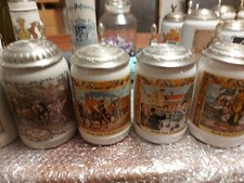 Sammlerkr&uuml;ge 0,5 Liter M&uuml;nchner Oktoberfest Zinndeckel Deutsche Post Philatelie