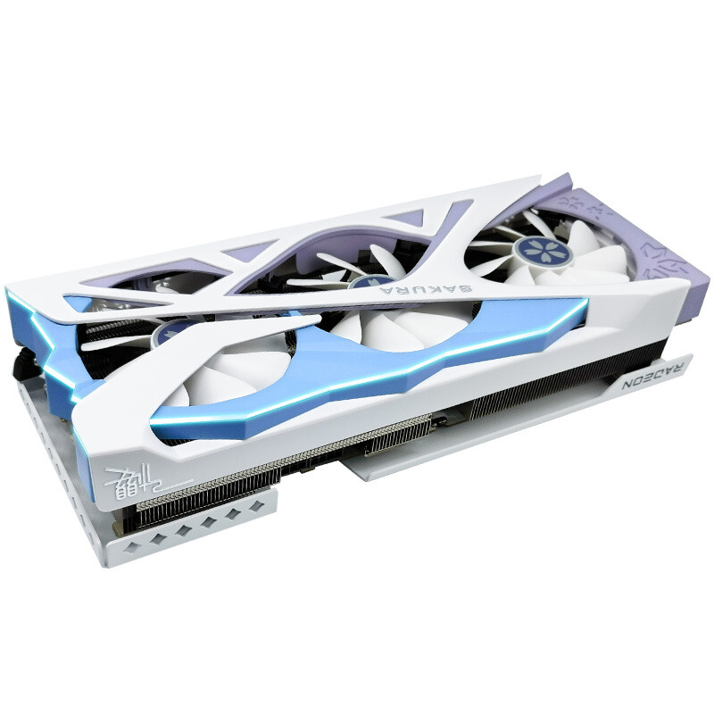 YESTON AMD RX7800XT-16GD6 SAKURA 2124-2430MHz overclocking