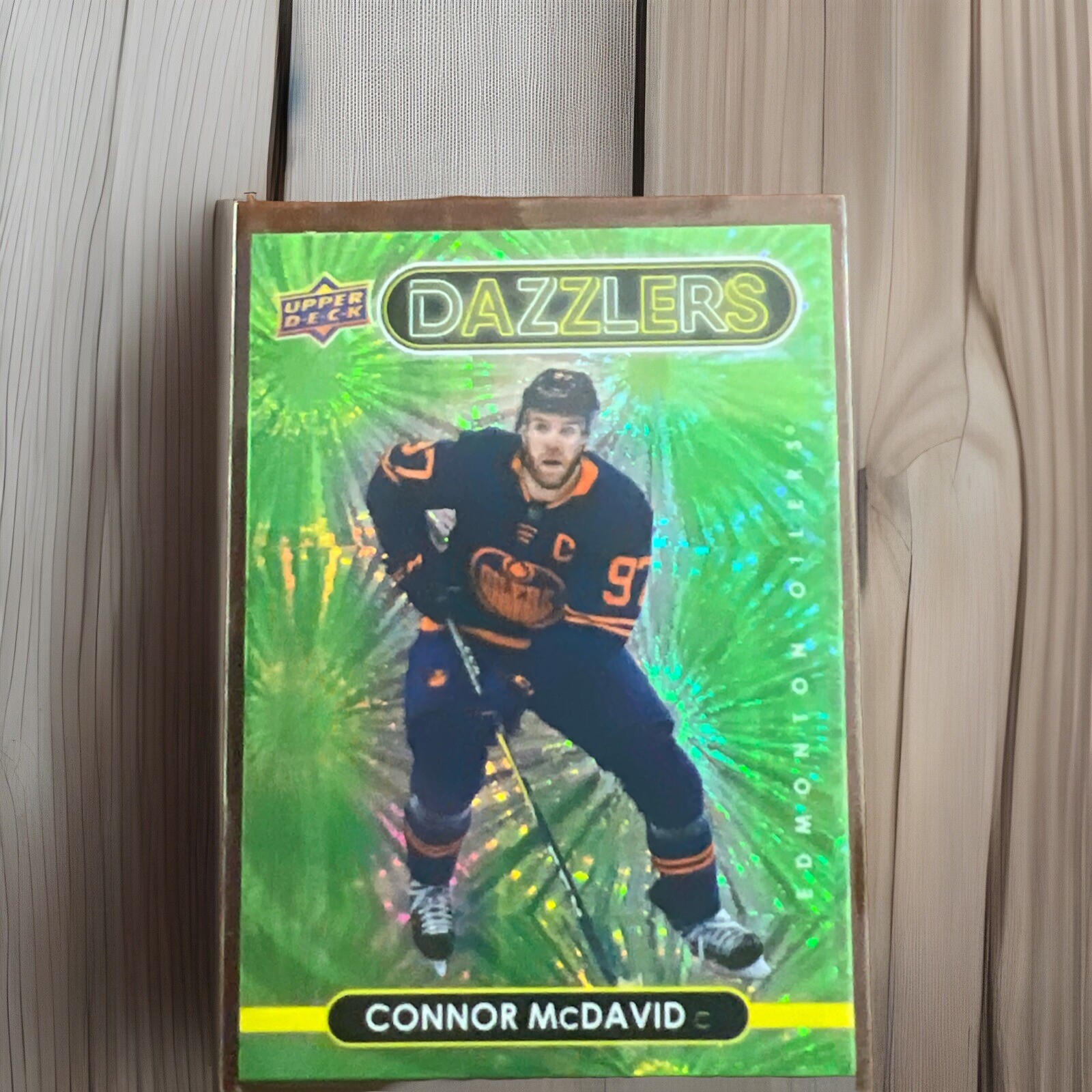 2021-22 Upper Deck Series 1 - Dazzlers Green #DZ-19 Connor McDavid