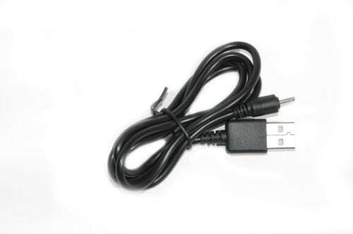 Adattatore cavo di alimentazione caricabatterie nero 90 cm USB 5V per Binatone HomeSurf 742 - Foto 1 di 5