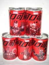 2024 China coca cola marvel 5 cans set 200ml empty