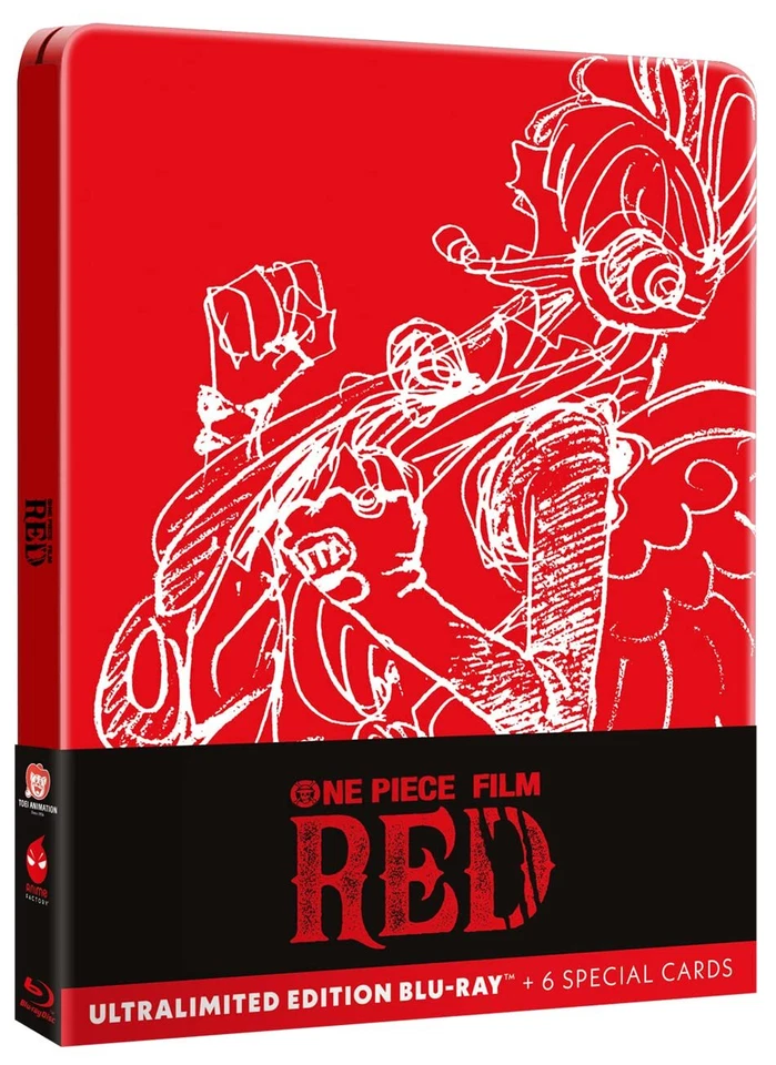 ONE PIECE FILM: RED Blu-ray Édition Steelbook Anime - Photo 1/1