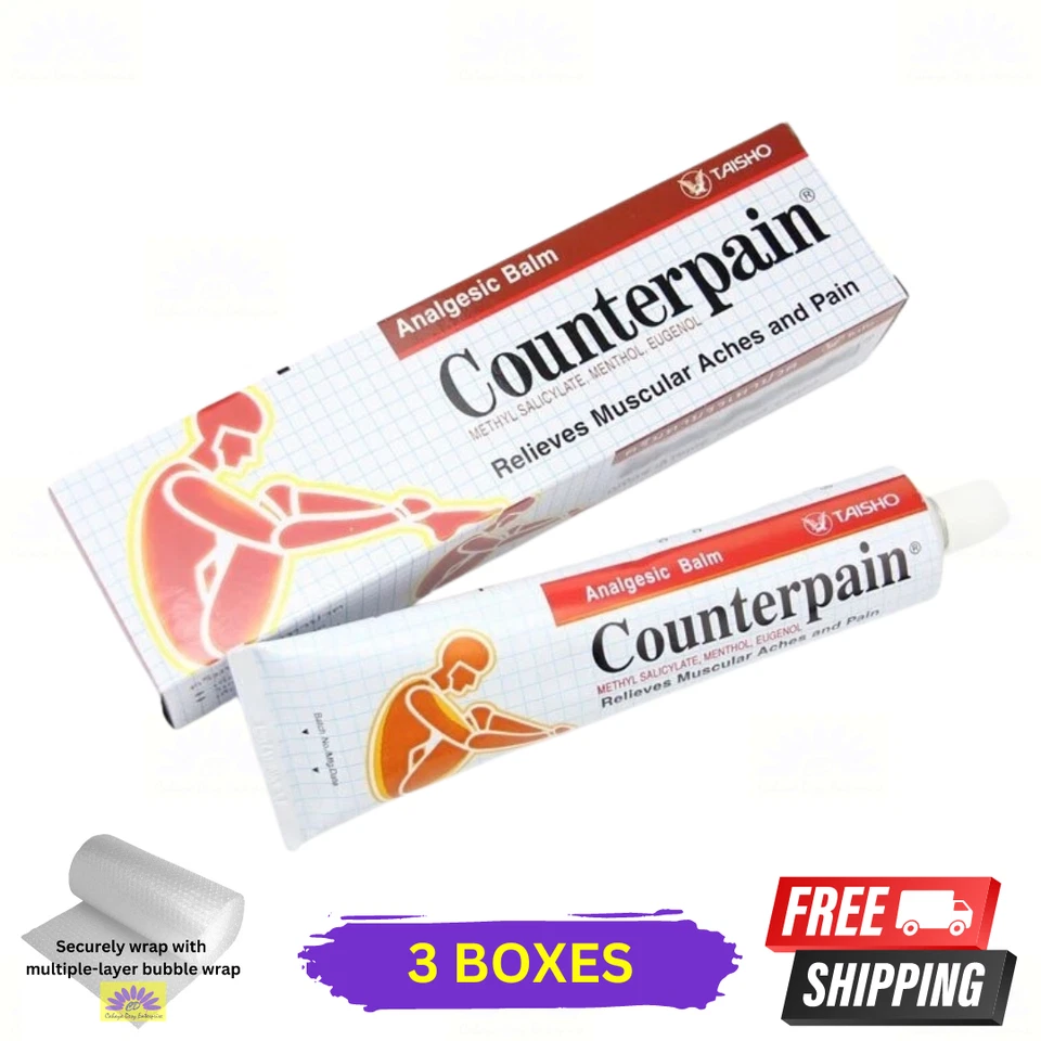 3 X Bálsamo analgésico masaje muscular alivio dolor caliente rojo contra el dolor 120 g Foto 3 de 4