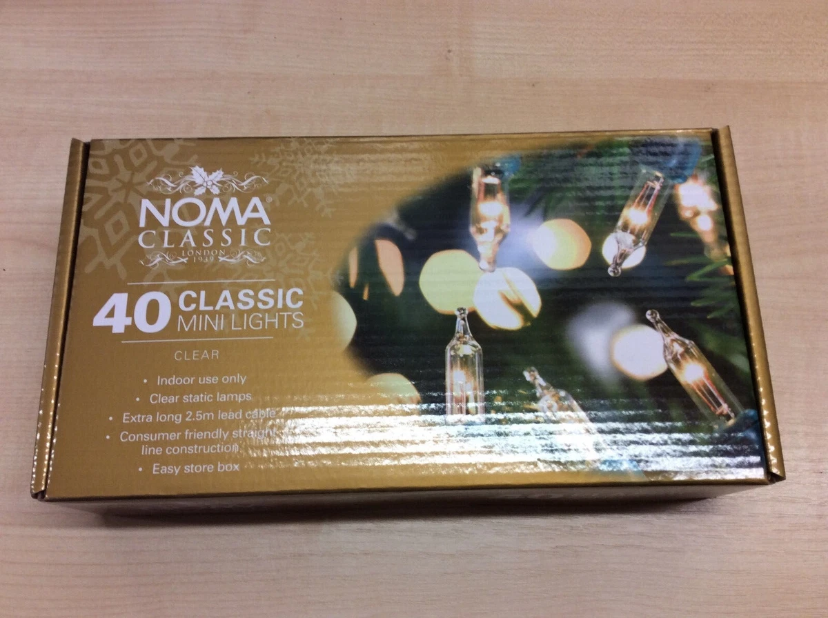 Noma 40 Classic Mini Lights Christmas Light Replacement Cable No